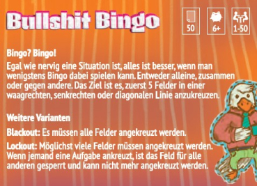 Preview: Bullshit Bingo – Büro - Vorbestellung