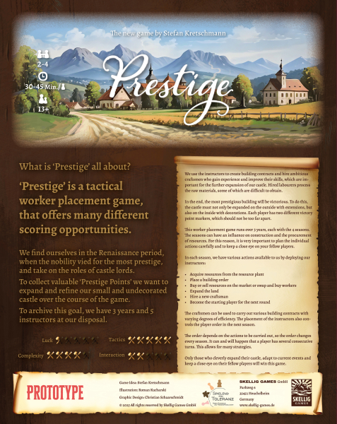 Prestige - Vorbestellung